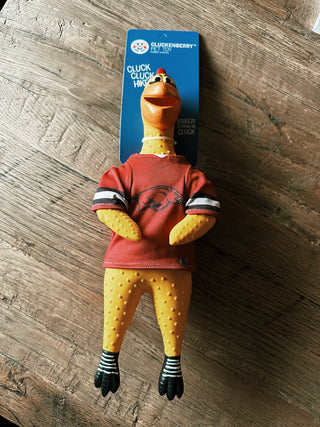 Arkansas Razorbacks Rubber Chicken Pet Toy