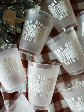 We Sing Unto You Reusable Cups