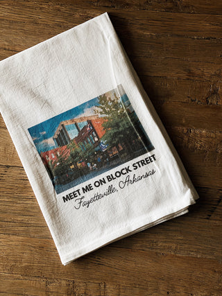 Block Street Tea Towel