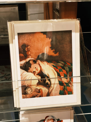 Boy and His Dog - Christmas Card