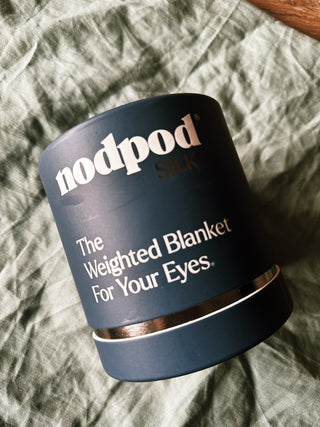 nodpod - Silk Weighted Sleep Mask- Sapphire