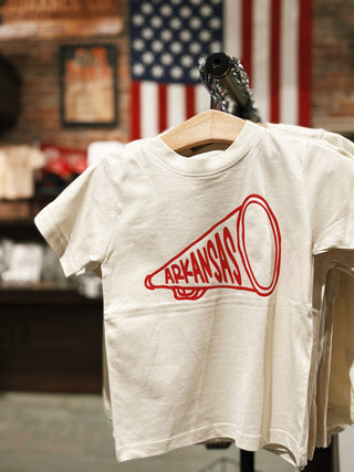 Arkansas Megaphone Kids Tee