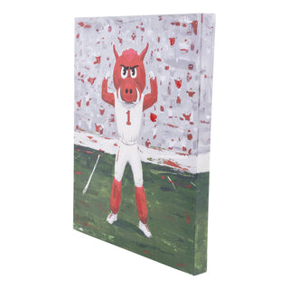 Arkansas Big Red Canvas- Large