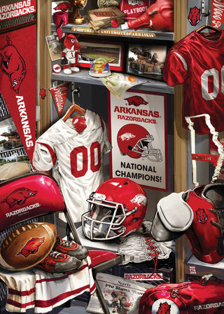 Arkansas Razorbacks Locker Room 500 Piece Jigsaw Puzzle