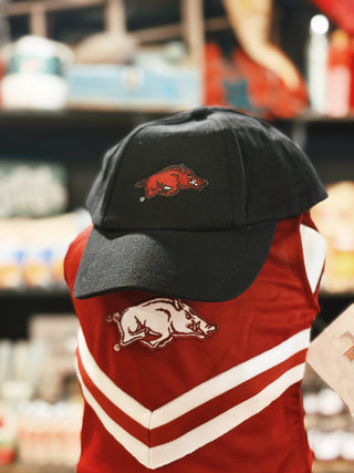 Arkansas Razorbacks Baby Baseball Cap: Black