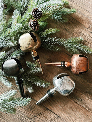 Santa's Bell Wine Stopper