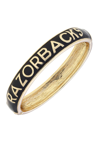 Arkansas Razorbacks Black Bangle
