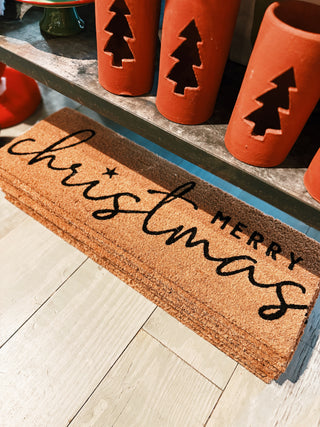 Merry Christmas Door Mat