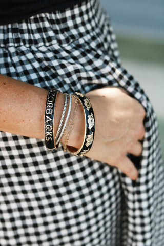 Arkansas Razorbacks Black Bangle