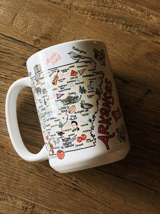Arkansas Map Mug