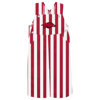 Arkansas Razorbacks Red/White Stripe Boys Overall