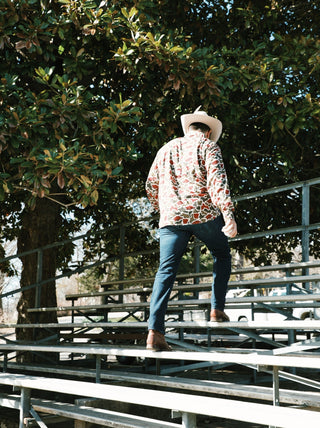 Amigo Provisions: Razorback Camo Long Sleeve Button-Up Shirt