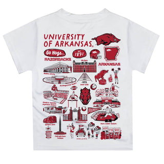 Arkansas Razorbacks Impressions Boys T-Shirt: White