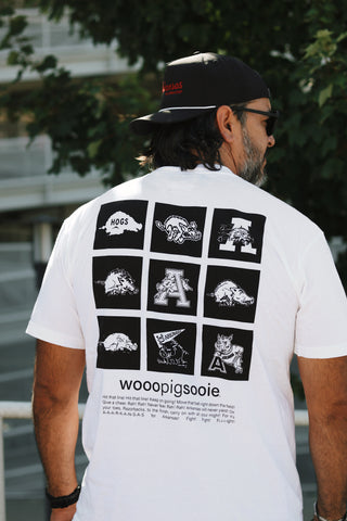 Arkansas Razorbacks Block Tee