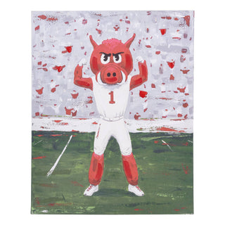Arkansas Big Red Canvas- Large