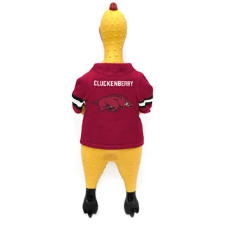 Arkansas Razorbacks Rubber Chicken Pet Toy