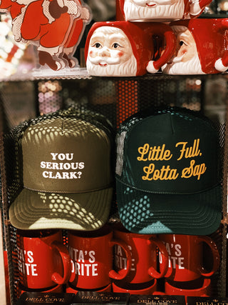"You Serious Clark?" Olive Green Vintage Trucker hat
