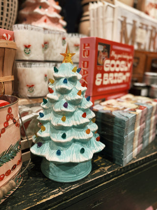 12" Nostalgic Tree - Seafoam