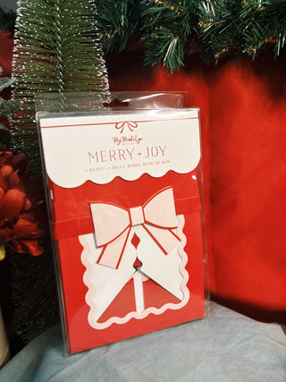 Red and Pink Cookie Box with bow