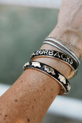 Arkansas Razorbacks Black Bangle