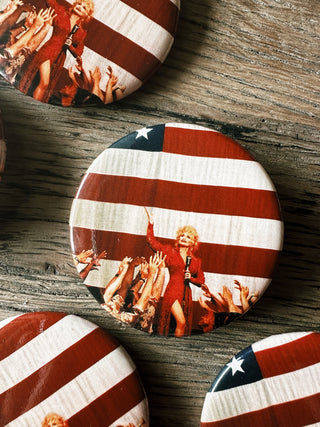 Dolly and The troops Button