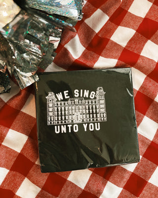 We Sing Unto You Cocktail Napkins