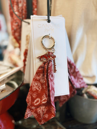 Arkansas Razorbacks Logo Bandana Bag Charm