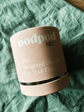 nodpod - Silk Weighted Sleep Mask- Petal