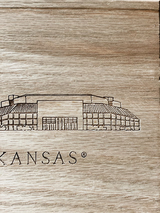 Arkansas Skyline Charcuterie Board