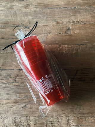 We Sing Unto You- Set of 8 Stadium Cups