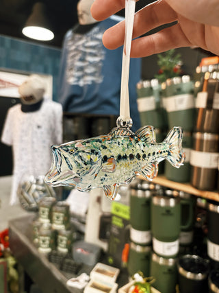 "Gone Fishin bass" Ornament