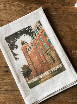 Small Sweet Home Old Main Tea Towel