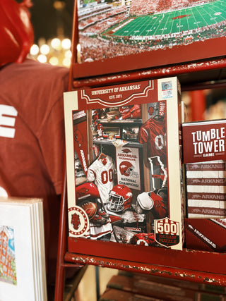 Arkansas Razorbacks Locker Room 500 Piece Jigsaw Puzzle