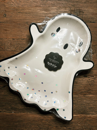 Occasions Boo Ghost Shaped Paper Plate