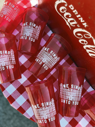 We Sing Unto You- Set of 8 Stadium Cups