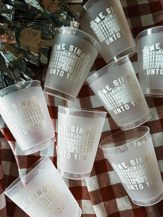 We Sing Unto You Reusable Cups