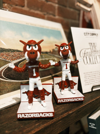 Arkansas Razorbacks Mascot Bobblehead: Big Red- White Jersey