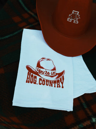 Hog Country Tea Towel