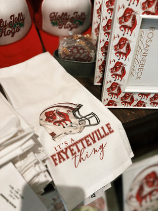 It's A Fayetteville Thing- Razorback Kitchen Towel