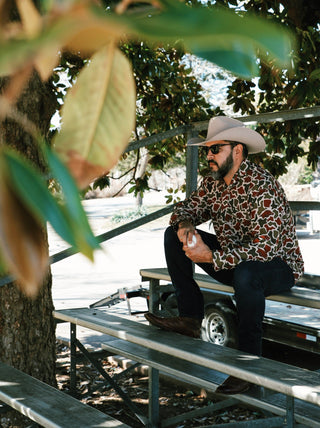 Amigo Provisions: Razorback Camo Long Sleeve Button-Up Shirt