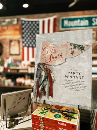 Cookies for Santa Christmas Party Pennant