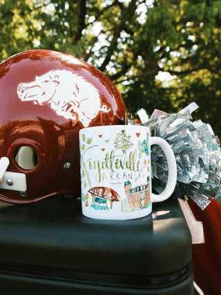 Fayetteville Watercolor Mug