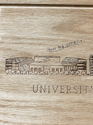 Arkansas Skyline Charcuterie Board