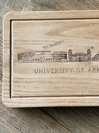 Arkansas Skyline Charcuterie Board