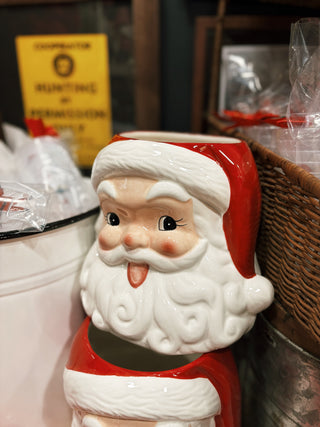 Ceramic Santa Planter