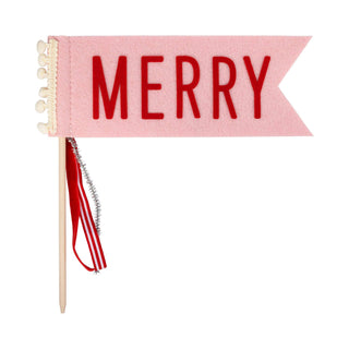 Santa/Merry Felt Pennant Set