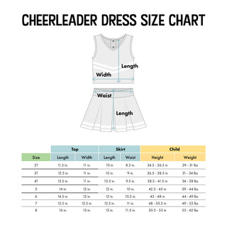Arkansas Kids Razorbacks Cheer Dress: Red