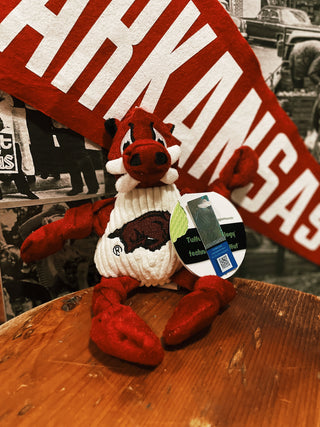 Arkansas Tusk the Razorback Knottie™ Dog Toy - Small