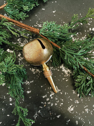 Santa's Bell Wine Stopper
