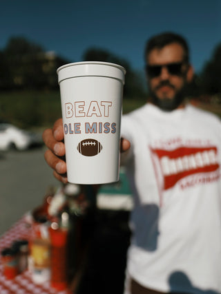 Beat Ole Miss Stadium Cups